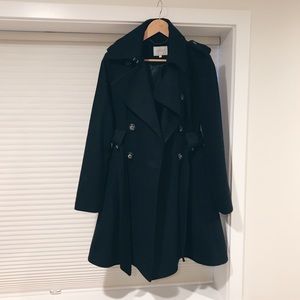 Laundry Button Down Belt Tie Trench Coat